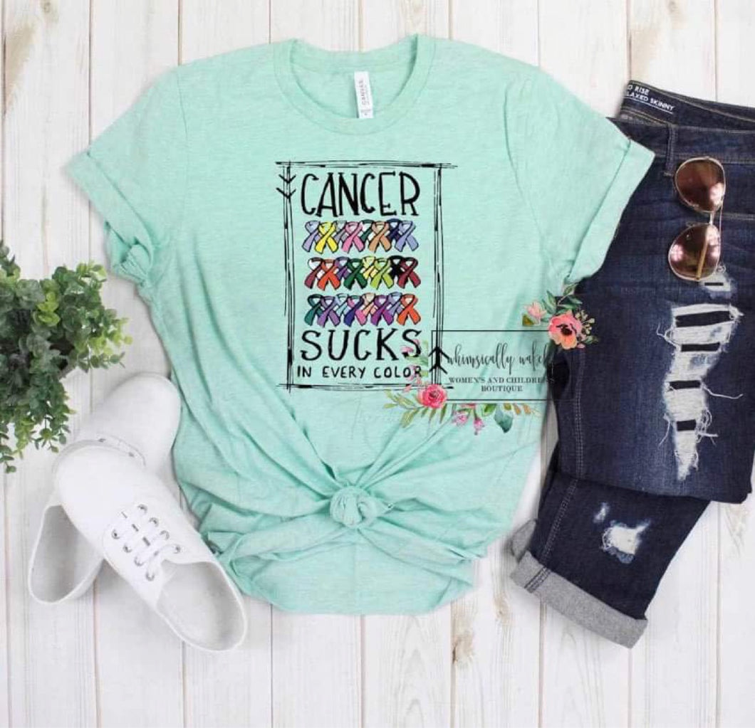 Cancer Sucks In Every Color