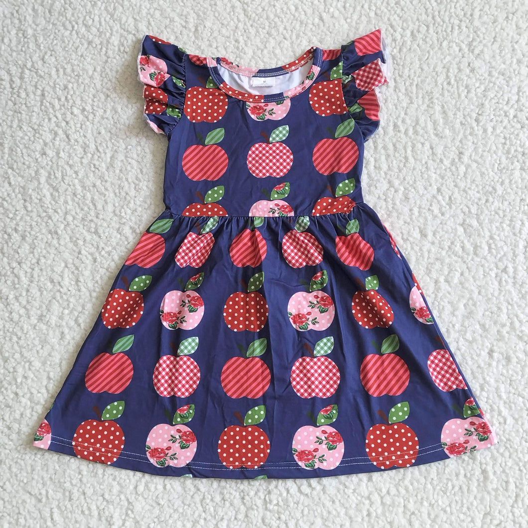 Navy Apple Dress