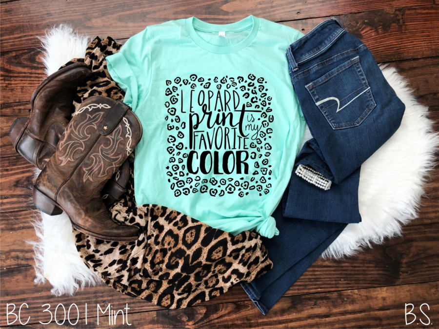 Leopard print is my favorite color