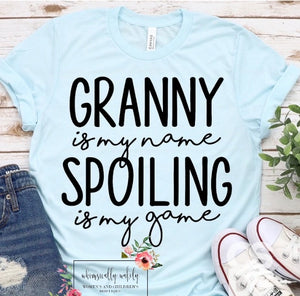 Spoiling is my game tee