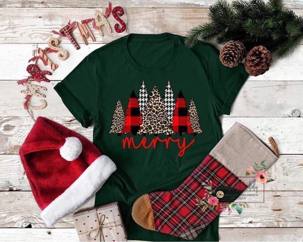 Merry Multiprint Christmas Trees