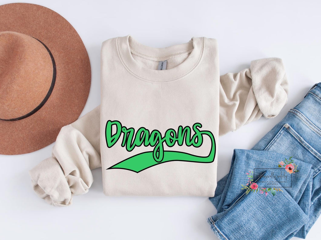Dragons NEW swash (accent color can be changed)