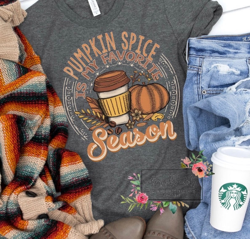 Pumpkin spice is my favorite season