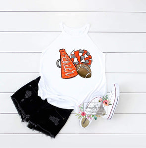 Cheer customizable tee