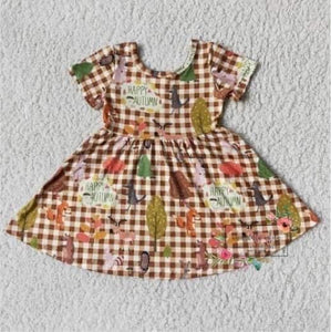 Happy Autumn flutter dress