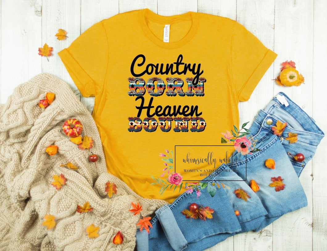 Country born Heaven bound