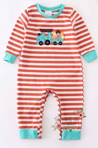Tractor Turkey Romper