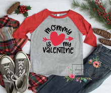 Load image into Gallery viewer, Kid valentine raglans
