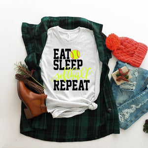 Eat,sleep,softball,repeat
