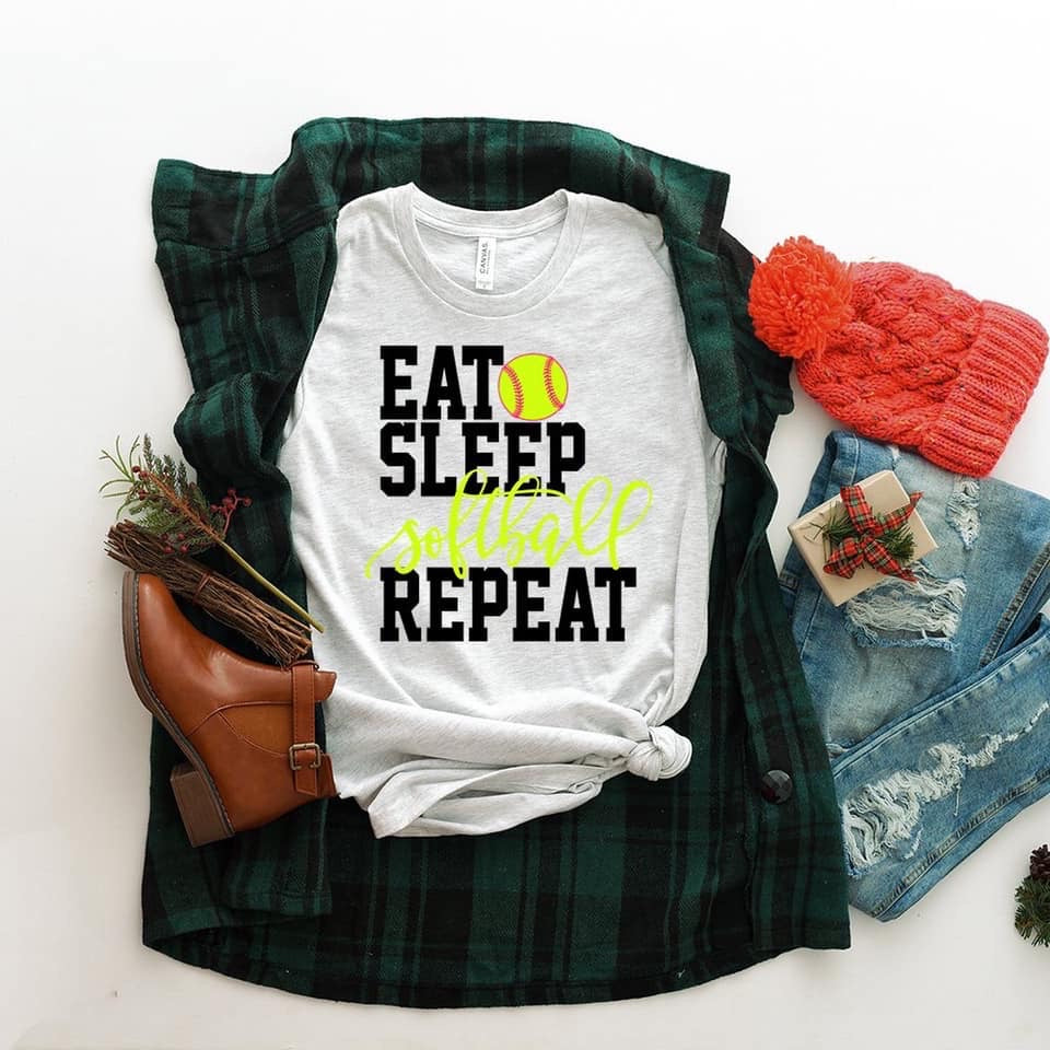 Eat,sleep,softball,repeat