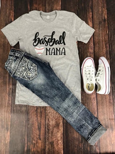 Baseball mama (heart)