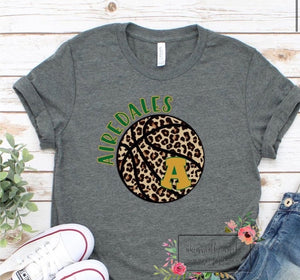 Leopard Airedale tee