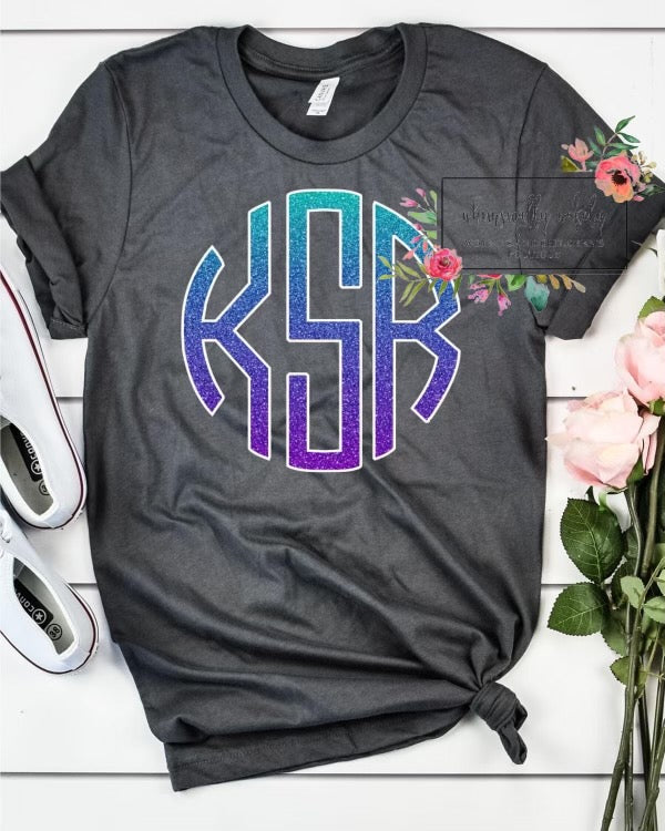 Monogram tees