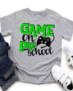 Game on back to school tee