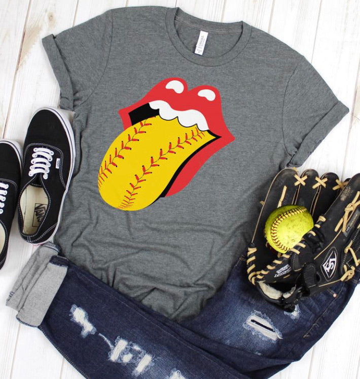 Softball glitter lips (adult & youth)