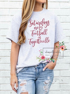 Saturdays are for football in Fayetteville