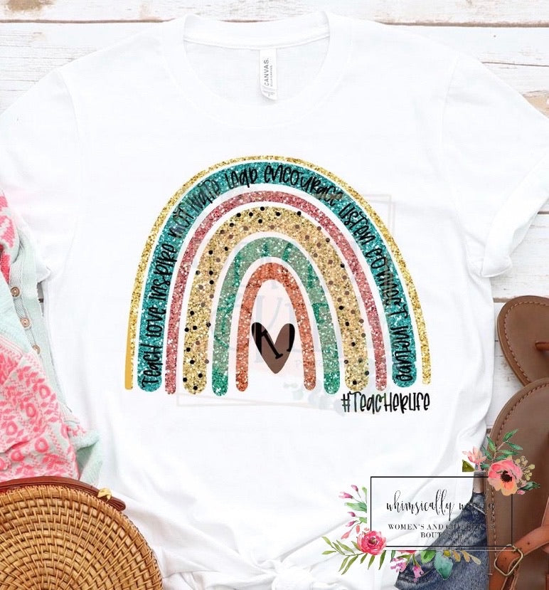Teacher life rainbow