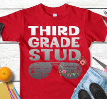 Load image into Gallery viewer, Back to school STUD shirts

