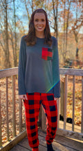 Load image into Gallery viewer, Buffalo Plaid Lounge Set
