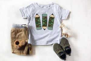 Camo pencil tee