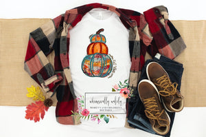 Pumpkin stack tee