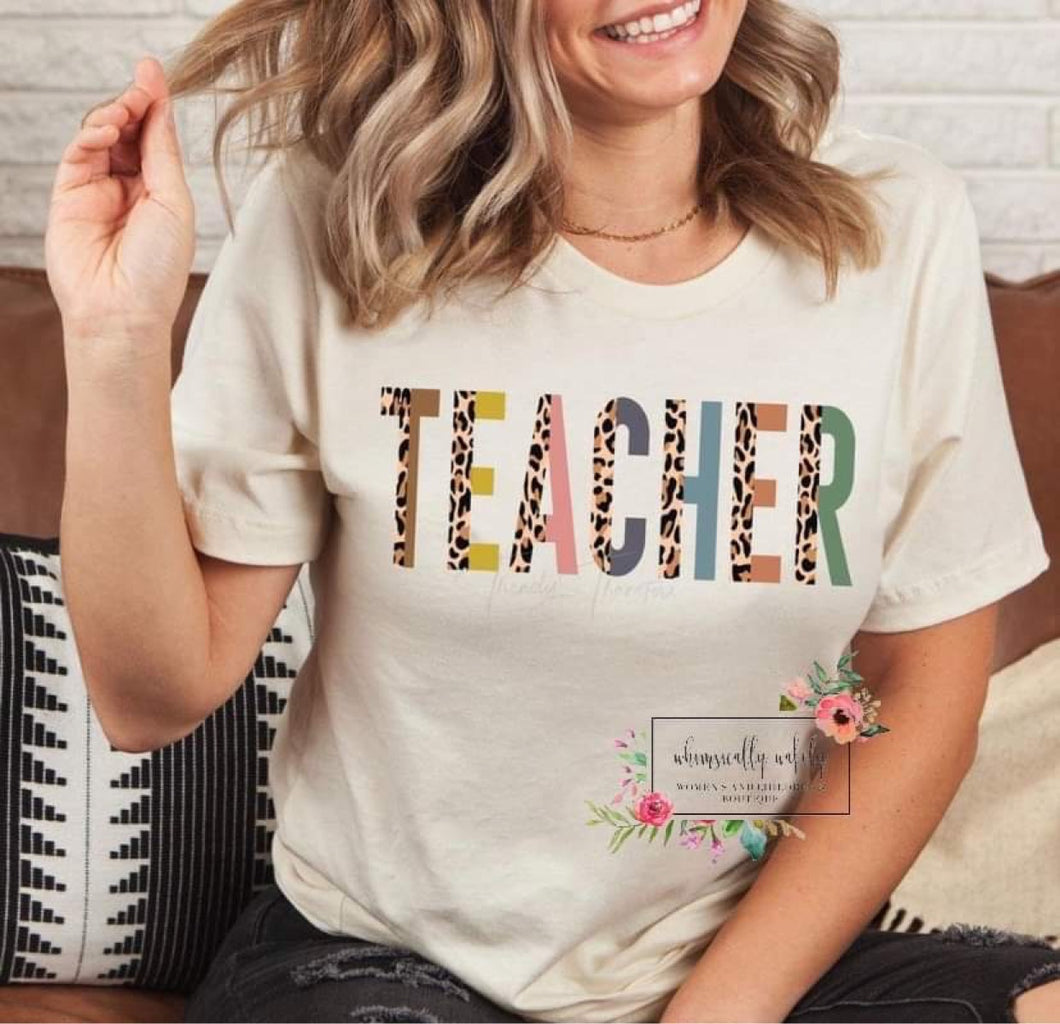 Teacher (leopard print)