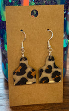 Load image into Gallery viewer, Cow tag earrings
