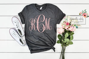 Monogram tees
