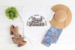 Support your local farmer retro