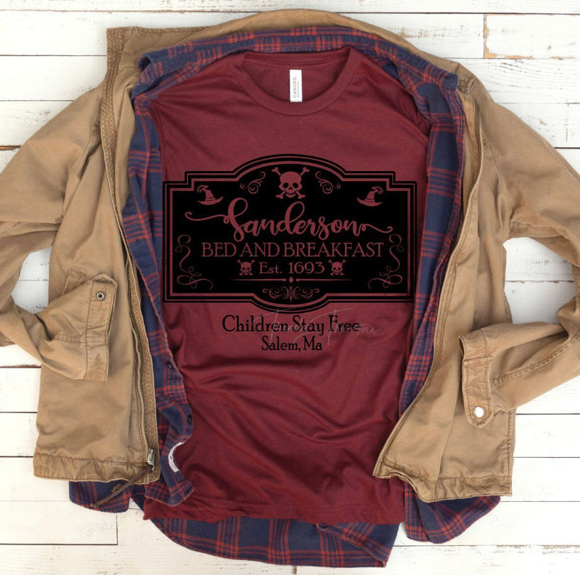 Sanderson sister bed and breakfast tee