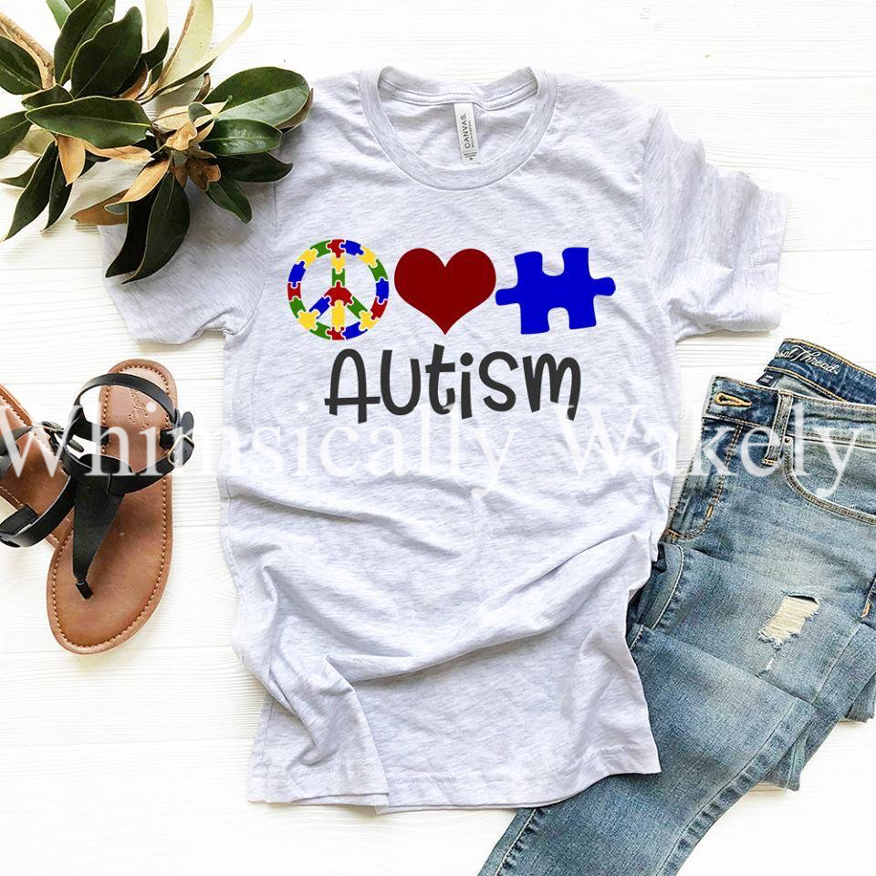 Peace love autism