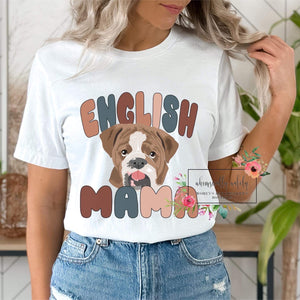 Customizable Dog Mama Tee