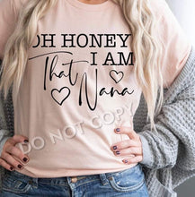 Load image into Gallery viewer, Oh Honey (customizable tee)

