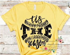 Tis the season baseball tee