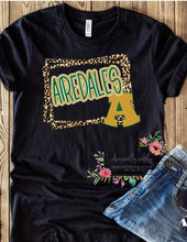 Load image into Gallery viewer, Leopard border (custom school tees)
