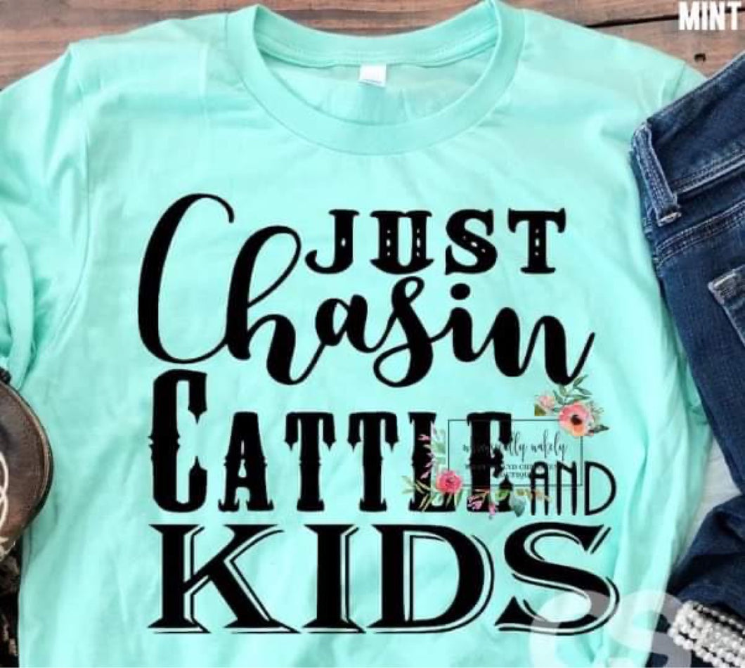 Just chasin’ cattle and kids