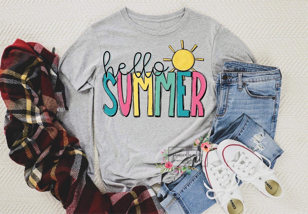 Hello Summer multicolor