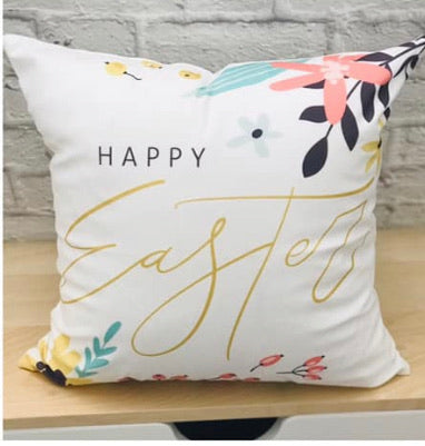 Happy Easter pillow cover