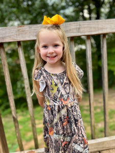Camo flutter dress