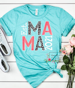 Ma ma est custom date tee