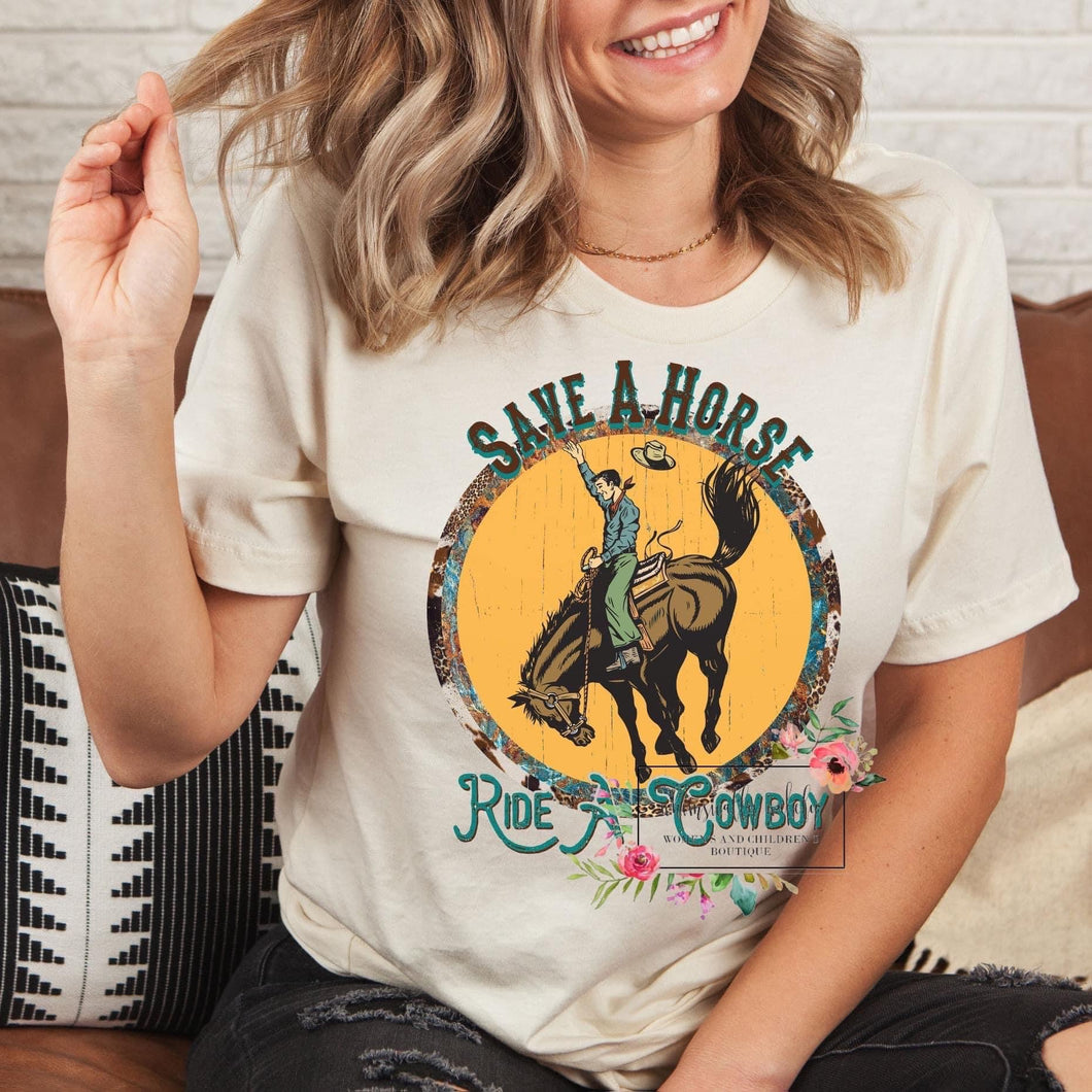 Save a horse ride a cowboy