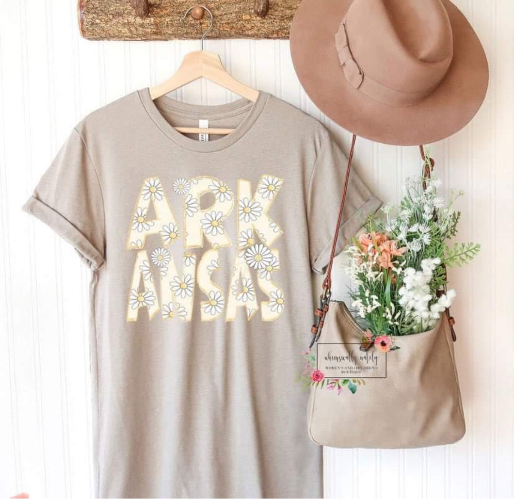 Custom state sunflower tee