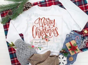 Red Scripty Merry Christmas
