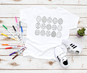 Easter coloring shirts