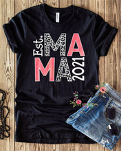 Load image into Gallery viewer, Ma ma est custom date tee
