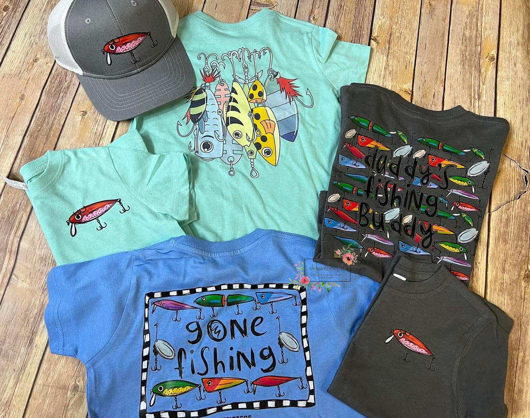 Gone fishing (front/back)