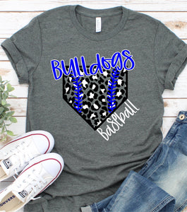 Custom team baseball tees