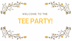 Amy’s tee party! 🎉