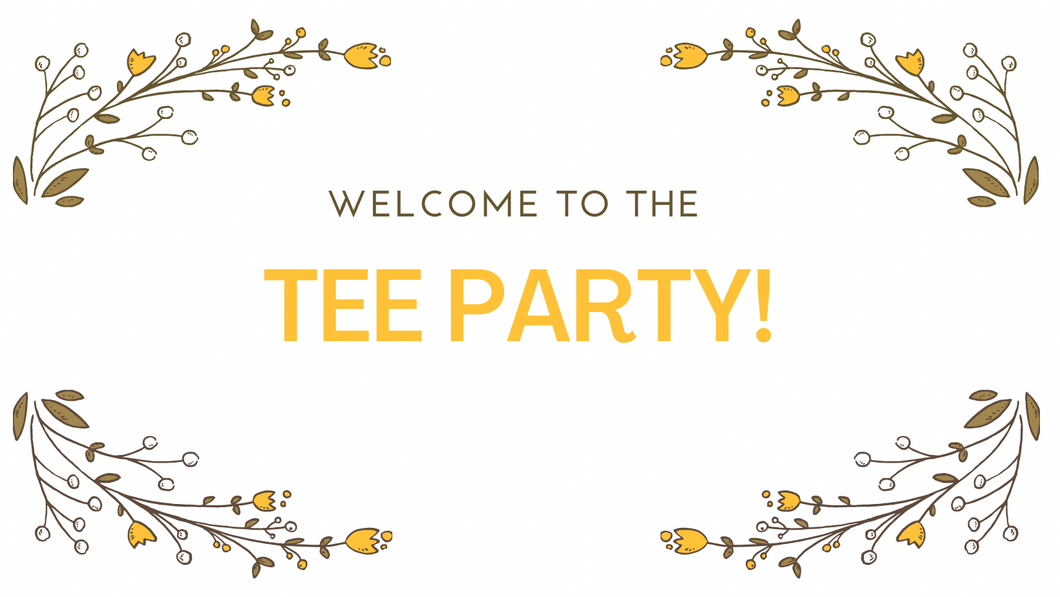 Amy’s tee party! 🎉