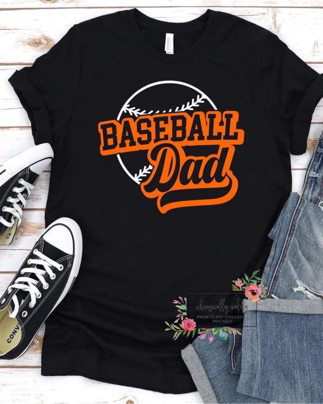 Baseball Dad (orange letters)